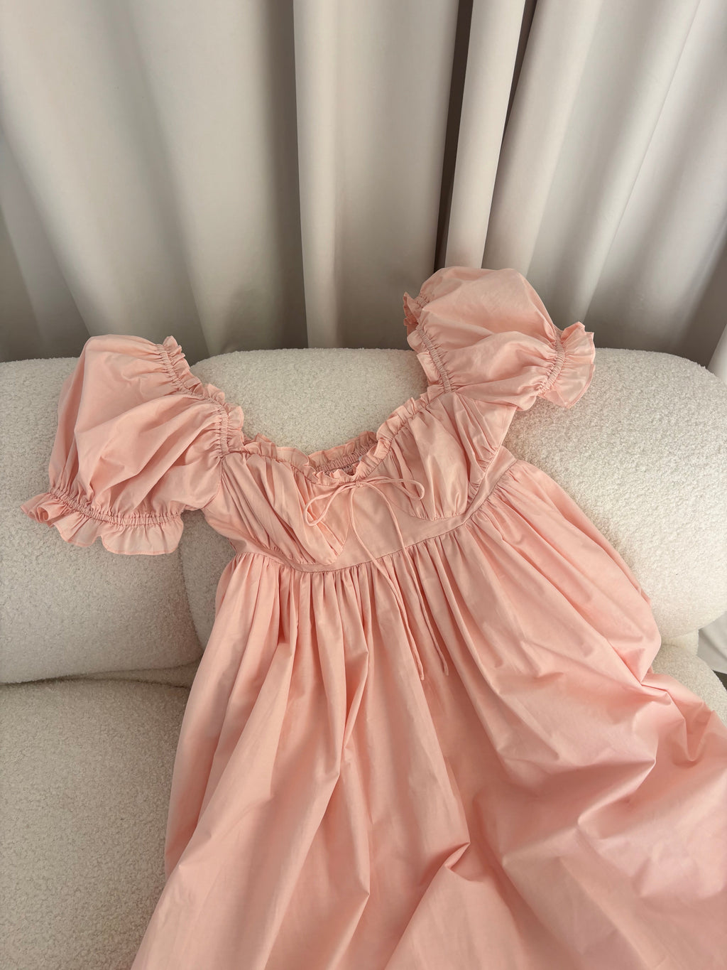 Olivia 100% Cotton Maxi Dress in Pale Pink - Bump Friendly *6/30 PRE-ORDER*