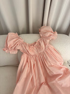Olivia 100% Cotton Maxi Dress in Pale Pink - Bump Friendly *6/30 PRE-ORDER*