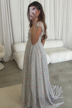 Charleston Maxi Dress in Sage Floral - Bump Friendly & Inclusive Sizing