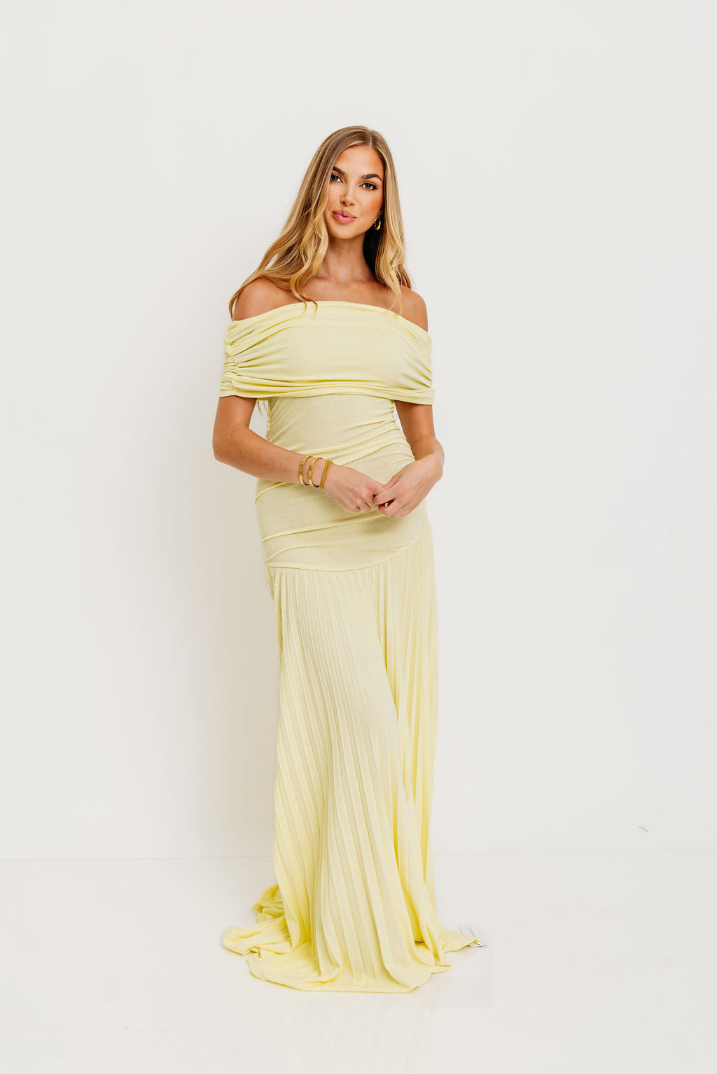 Halo Maxi Dress in Buttercream *Final Sale*
