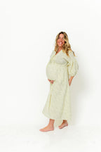 Hunter 100% Cotton Midi Dress in Ditsy - Bump Friendly