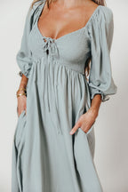 Cecilia Maxi Dress in Sage - Bump Friendly