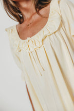 Betty Mini Dress in Butter