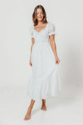 Holdyn 100% Cotton Maxi Dress in Off-White - Inclusive Sizing