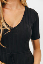 Oakley Ribbed Maxi Dress in Black - Bump Friendly *Final-Sale* *Final Sale*