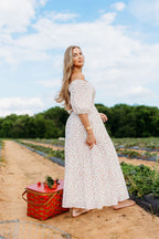 Indy Maxi Dress in Lipstick Red