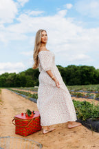 Indy Maxi Dress in Lipstick Red