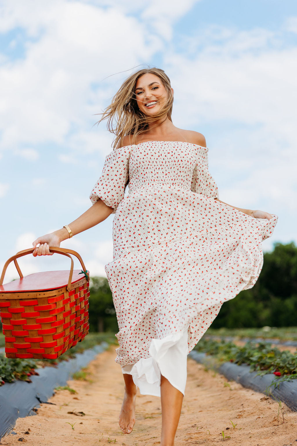 Indy Maxi Dress in Lipstick Red