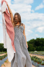 ASTR Temperance Maxi Dress in Black Gingham