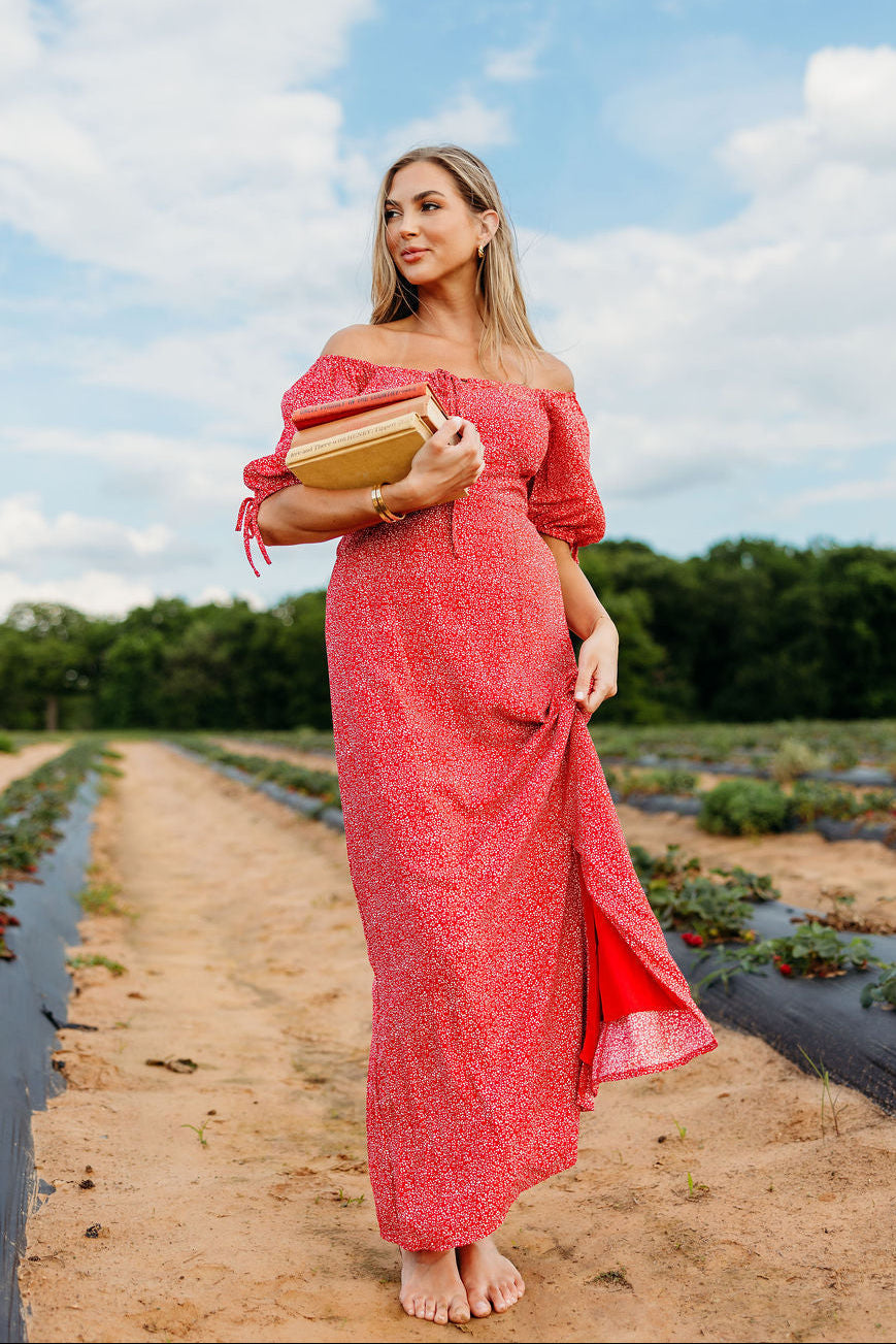 Jamie Maxi Dress in Berry Crush