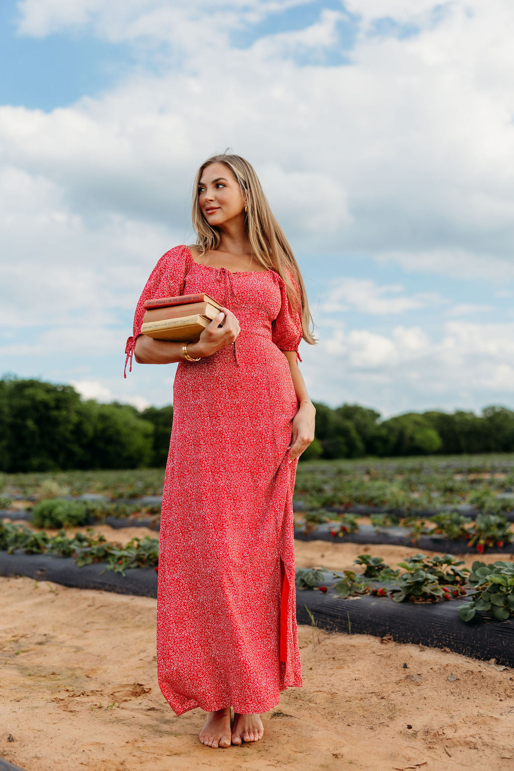 Jamie Maxi Dress in Berry Crush