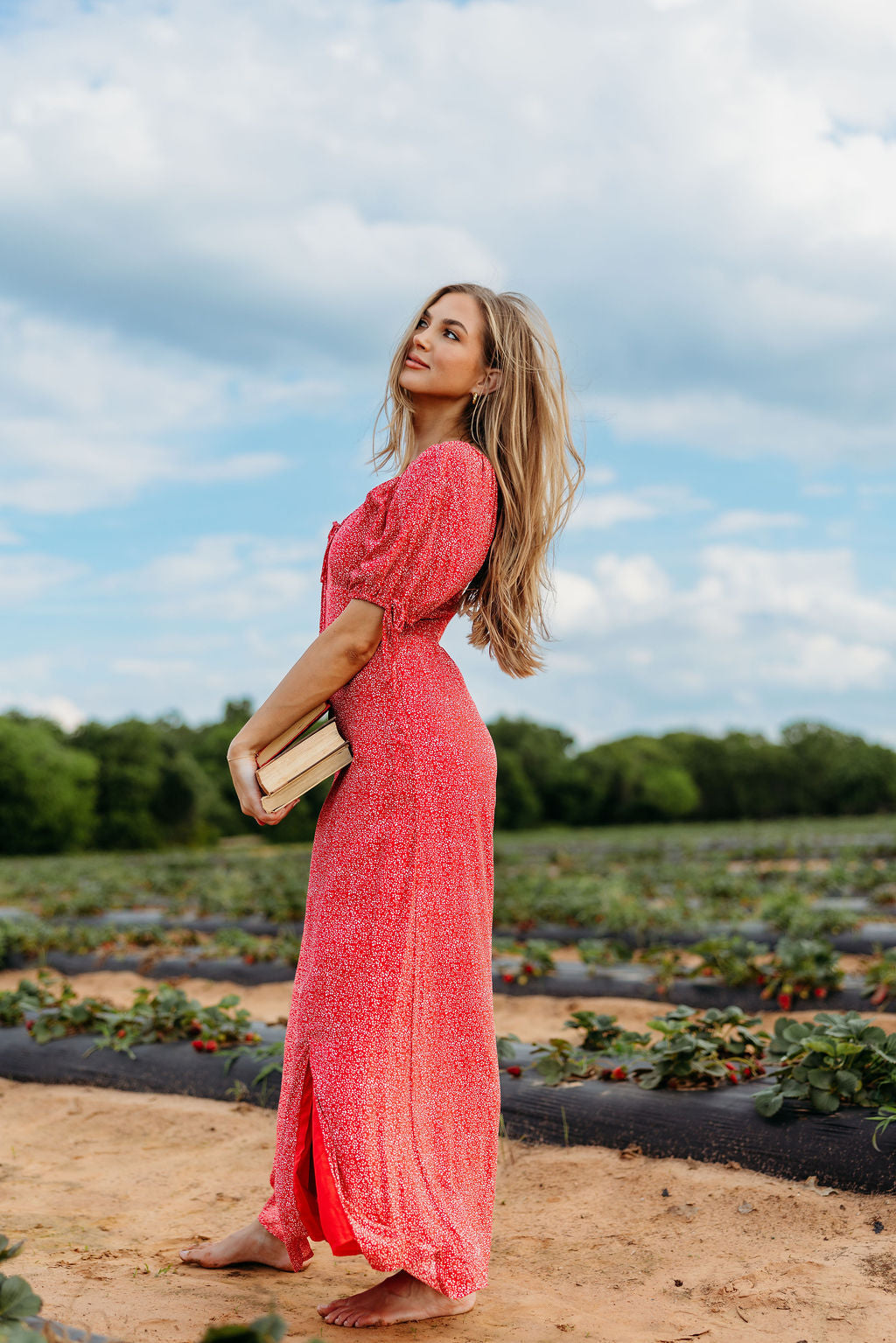 Jamie Maxi Dress in Berry Crush