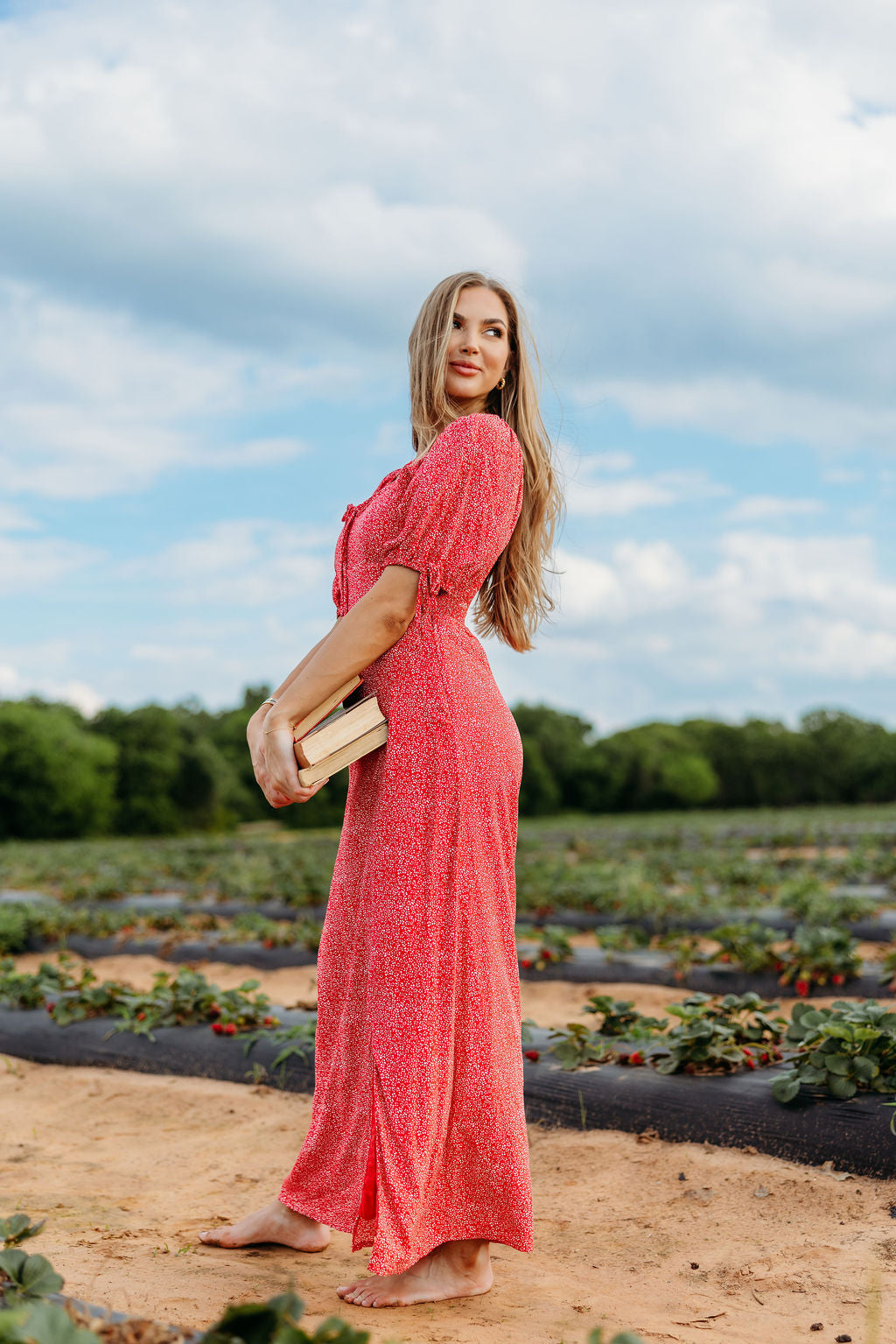 Jamie Maxi Dress in Berry Crush