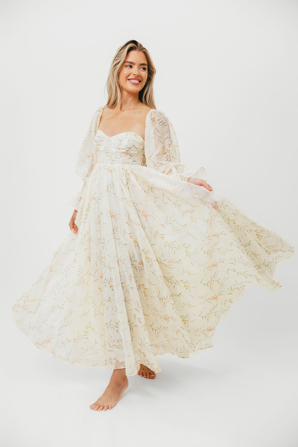 Ryder Grace Maxi Dress in Cream