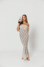 Reverie Maxi Dress in Vintage Style Lace