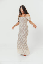 Evermore Maxi Dress in Vintage Style Lace