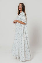 Sunday 100% Cotton Maxi Dress in Off-White - Bump Friendly & Inclusive Sizing