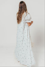 Sunday 100% Cotton Maxi Dress in Off-White - Bump Friendly & Inclusive Sizing