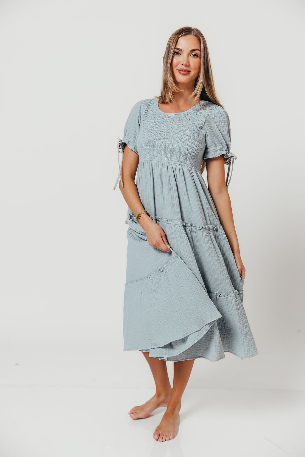 Trisha Midi Dress in Summer Song