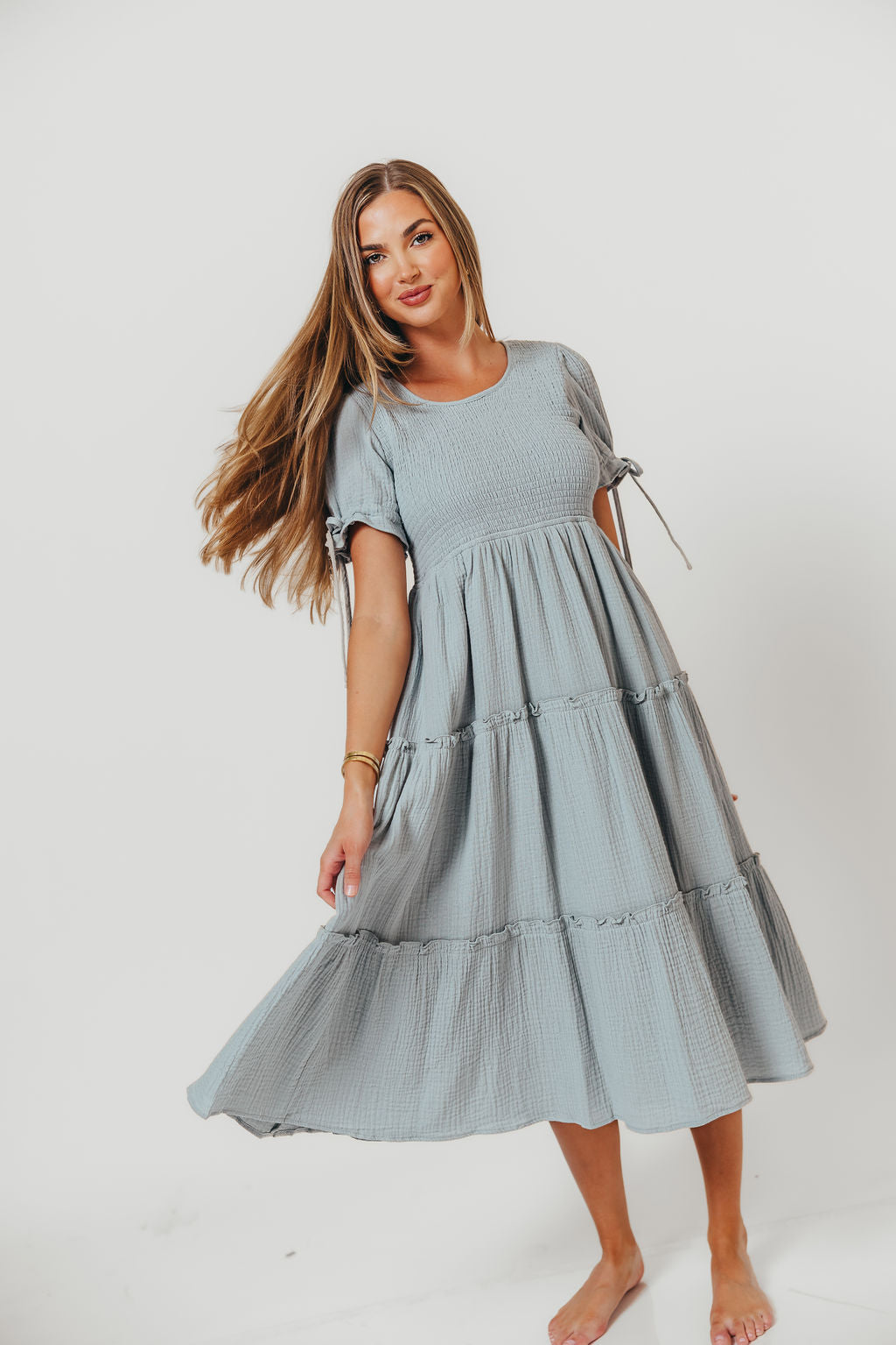 Trisha Midi Dress in Summer Song