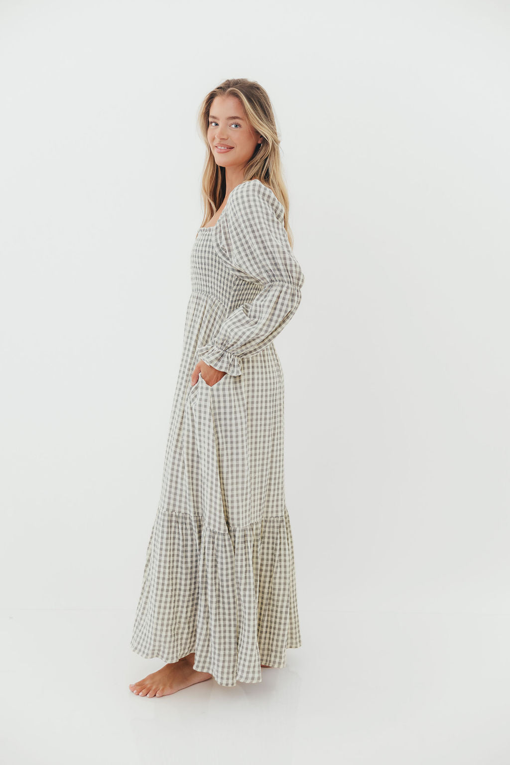 Emerson Maxi Dress in Gray