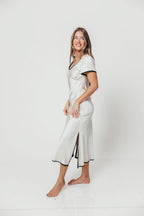 Stephanie Midi Dress in Cream