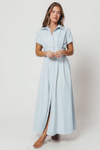 Parker Maxi Dress in Blue