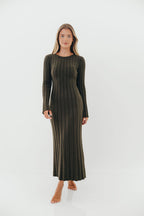 Colette Luxe Maxi Dress in Dark Evergreen *Final Sale*