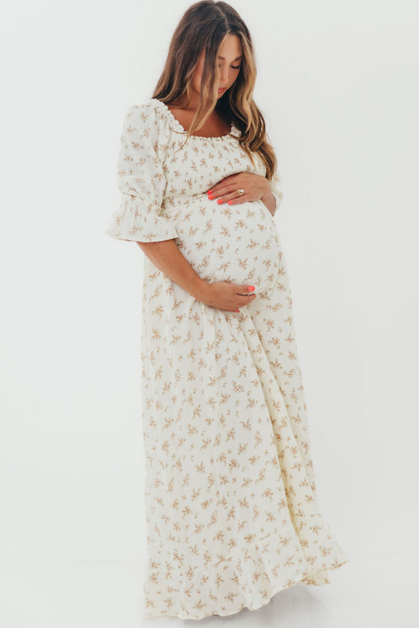 Sienna Maxi Dress in Cream