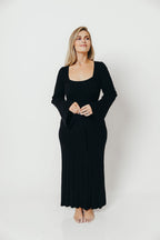Rowan Square Neck Maxi Dress in Black *Final Sale*