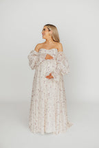 Dear Lily Maxi Dress in Lilac - Bump Friendly