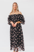 Melody Maxi Dress in Black - Bump Friendly & Inclusive Sizing (S-3XL) *Final Sale*