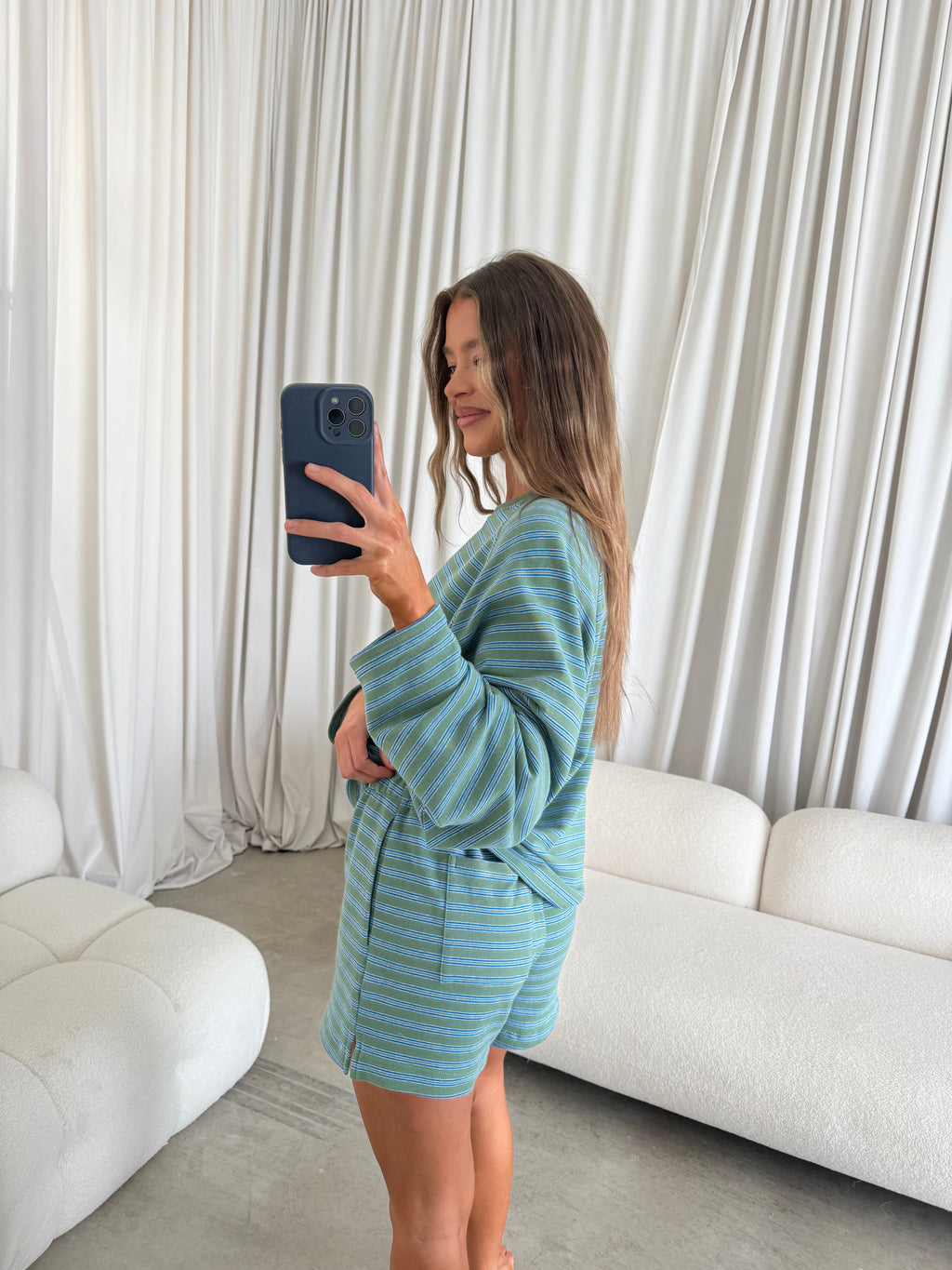 Malia Lounge Set in Sage (Restocking in August)