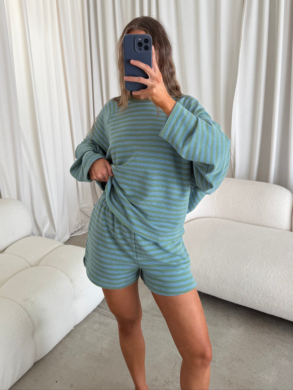 Malia Lounge Set in Sage (Restocking in August)