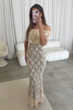 Reverie Maxi Dress in Vintage Style Lace