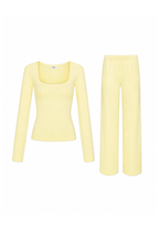 Be Mine Long Sleeve Top in Buttercream