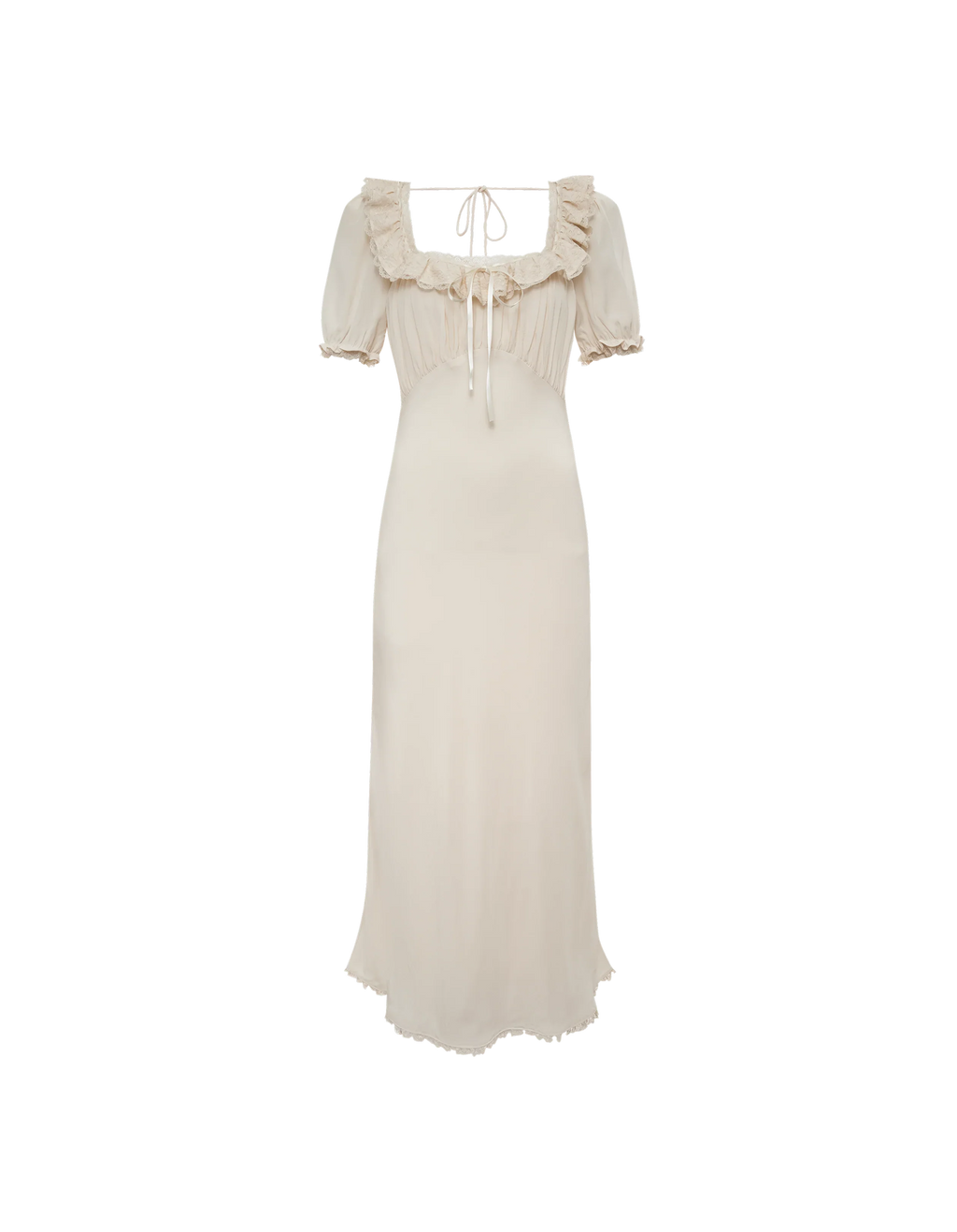 Little House Midi Dress in Cream