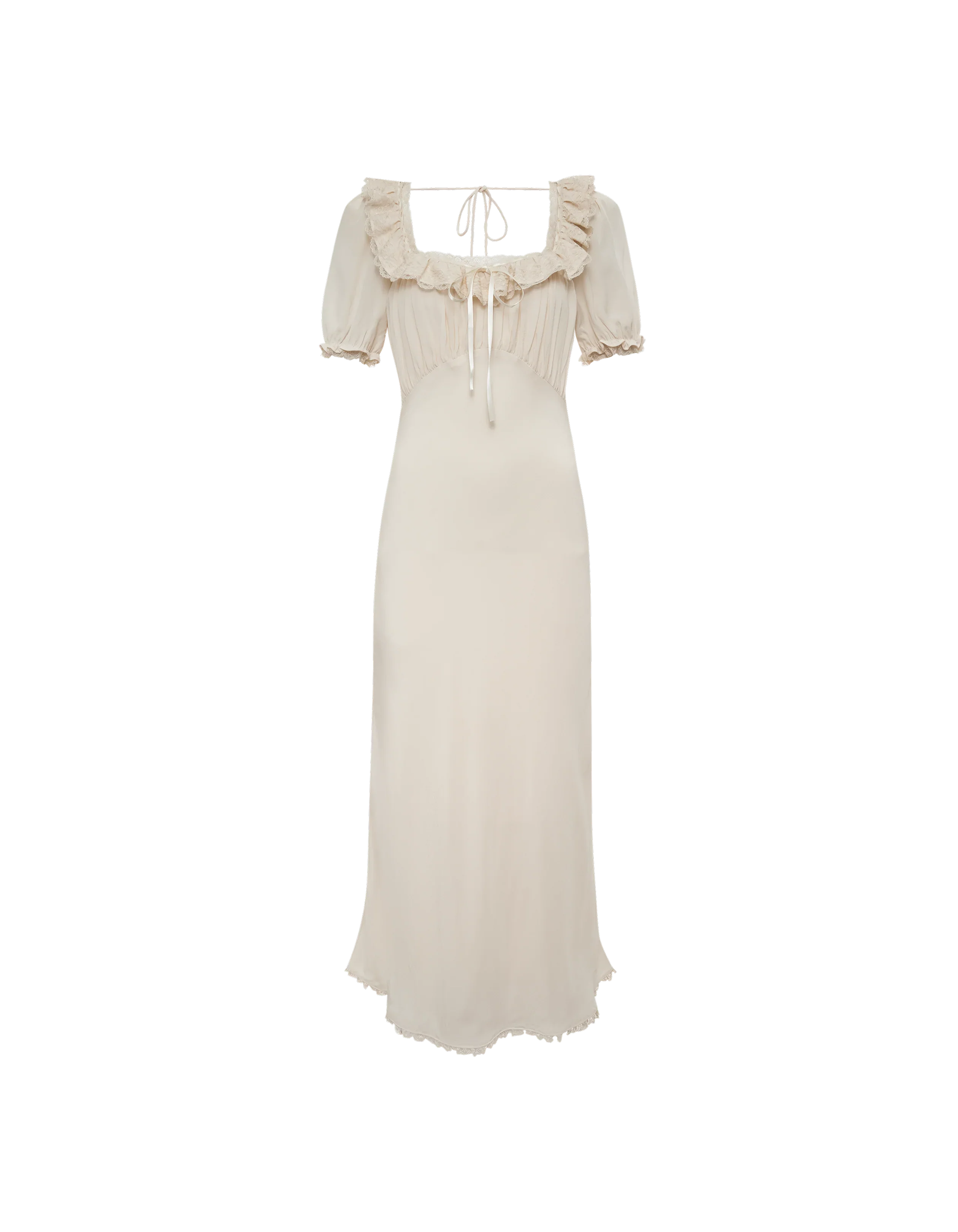 Little House Midi Dress in Cream
