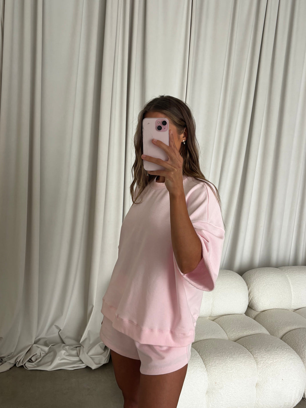 Bennett Shorts in Baby Pink