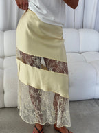 Sabrin Maxi Skirt in Yellow