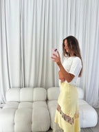 Sabrin Maxi Skirt in Yellow