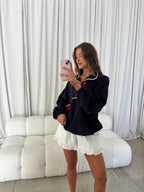 Flashback Pullover in Navy