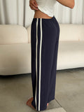 Audrina Track Pants in Navy (Restocking this Week)