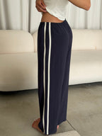 Audrina Track Pants in Navy (Restocking this Week)