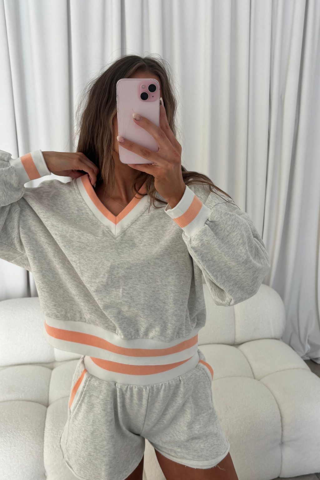 Riley Set in White Melange