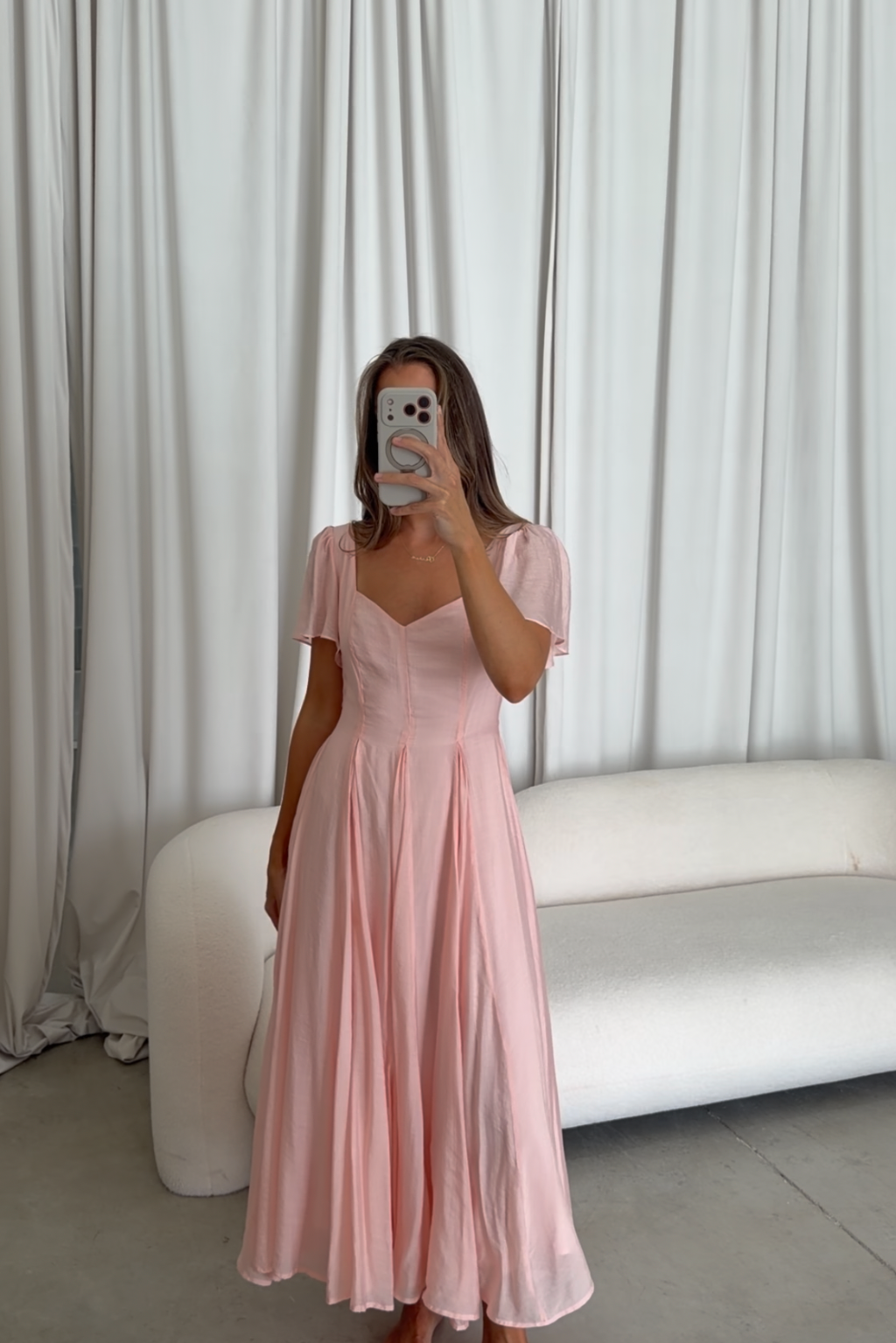 Meret Maxi Dress in Pink *6/30 PRE-ORDER*