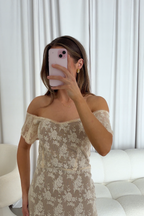 Evermore Maxi Dress in Vintage Style Lace