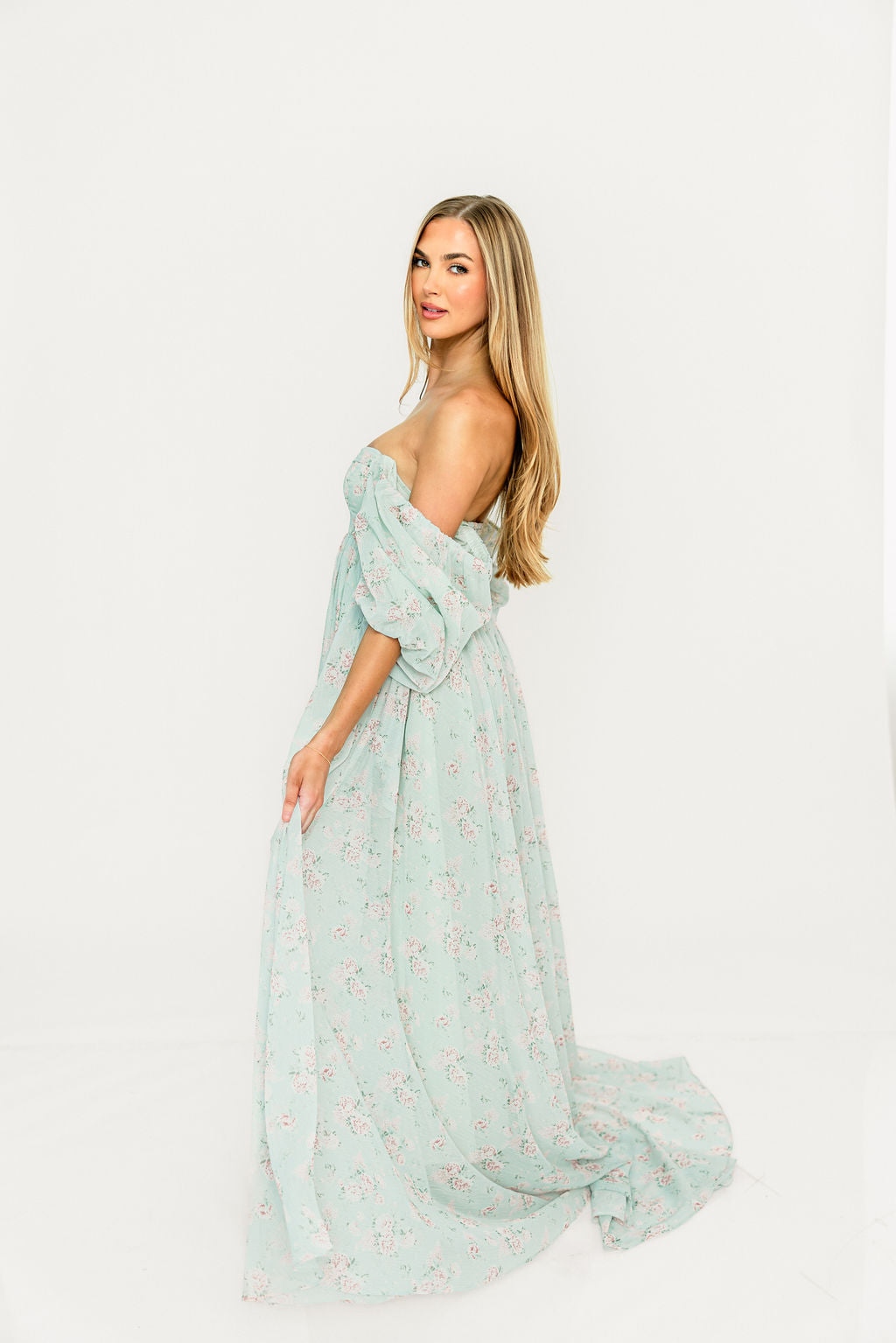 Willow Maxi Dress in Cottage Sage