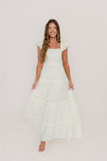 Knox 100% Cotton Maxi Dress in Cream