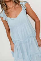 Nicola Maxi Dress in Pale Blue *6/25 PRE-ORDER*